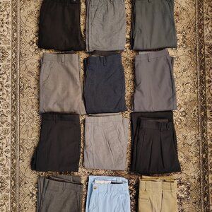 Men's 28X30 Dress And Khaki Pants Lot